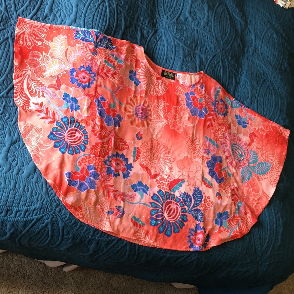 Women’s Poncho Top, Large, Bob Mackie - Picture 4 of 6